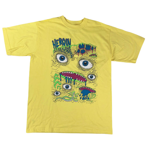 Heroin Skateboards Mutant T-Shirt Yellow