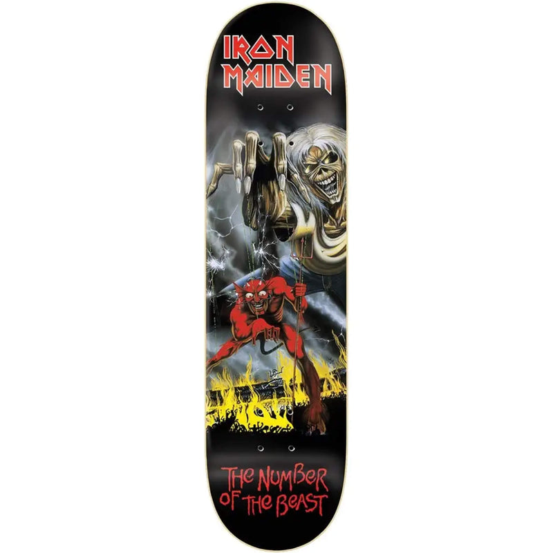 Zero Skateboards X Iron Maiden Number Of The Beast Deck 8.00"