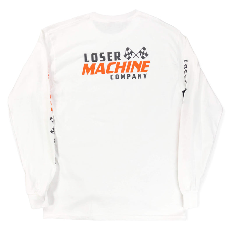 Loser Machine Fastlane Long Sleeve T-Shirt White