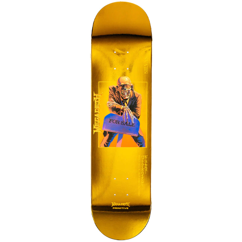 Primitive x Megadeth Peace Sells Skateboard Deck 8.125"