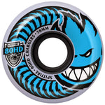 Spitfire Chargers Conical Soft Wheels White Blue 58mm