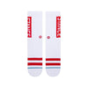 Stance OG Staple Socks White Red