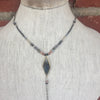 Ayane Choker Necklace - Labradorite/Nude