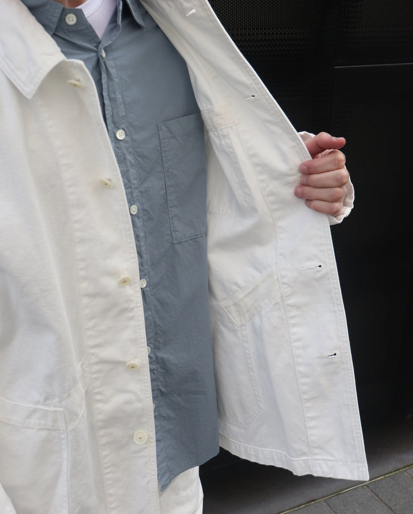 COVERALL JACKET / OFF WHITE