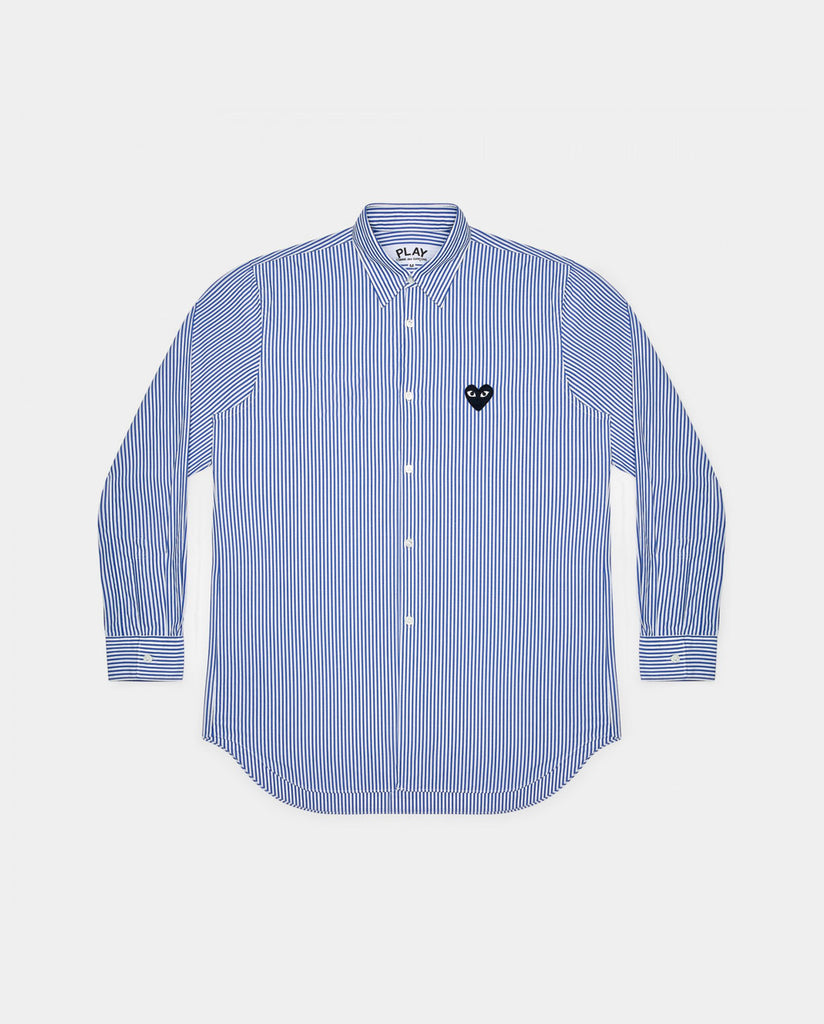 comme de garcon striped shirt