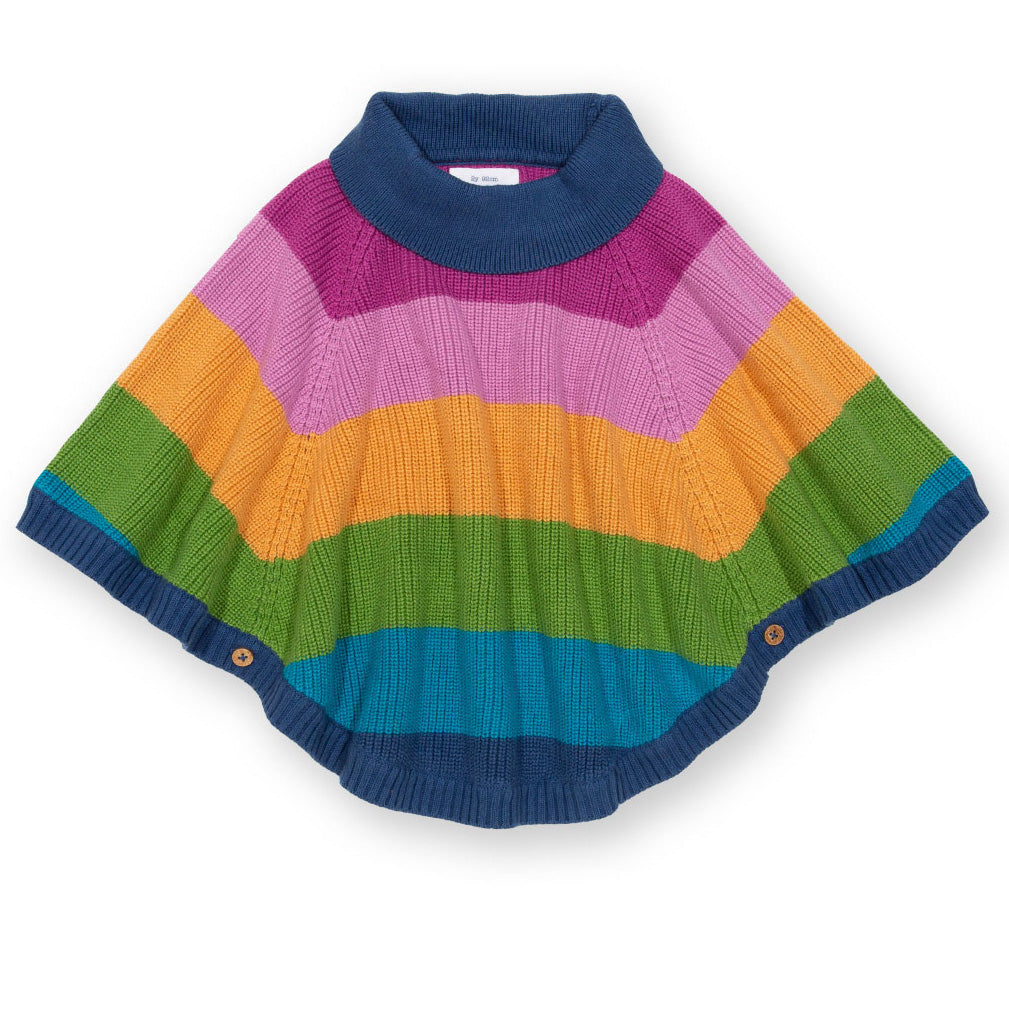 Kite Clothing Organic Rainbow Poncho – Green &