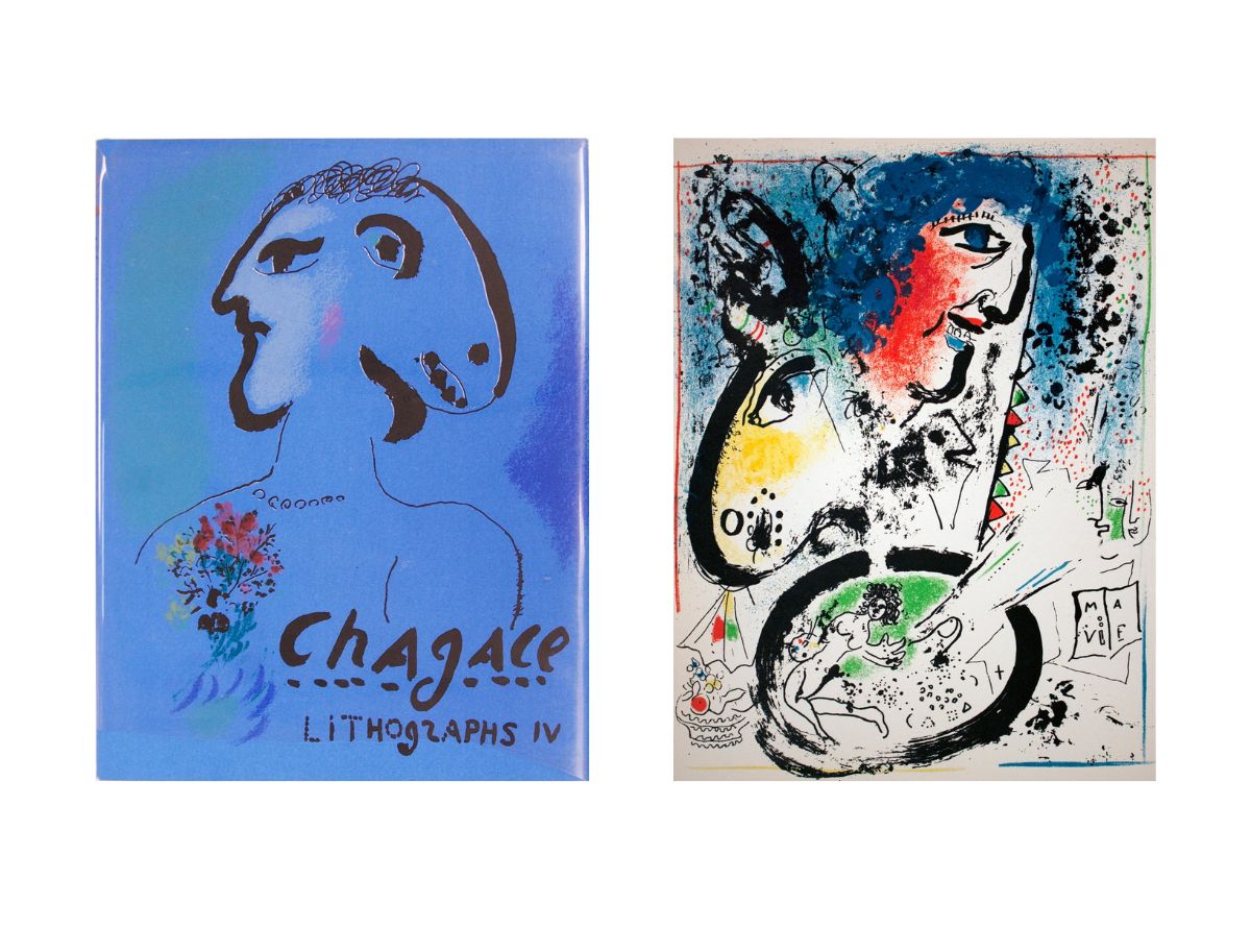 Bundle- 2 Assorted Marc Chagall Collector's Items-Book