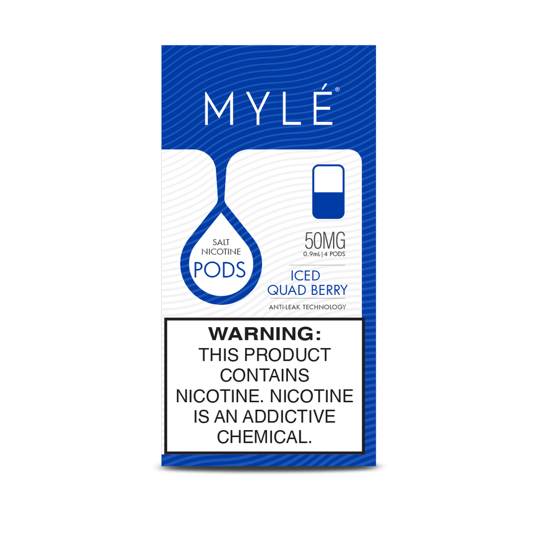 myle iced quad berry pods