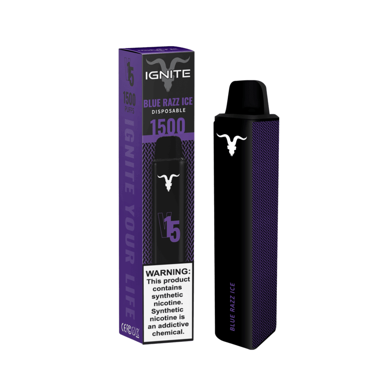 Ignite V15 Vape Pen Blue Razz Ice