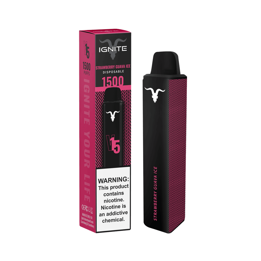 Ignite V15 Vape Pen Strawberry Guava Ice