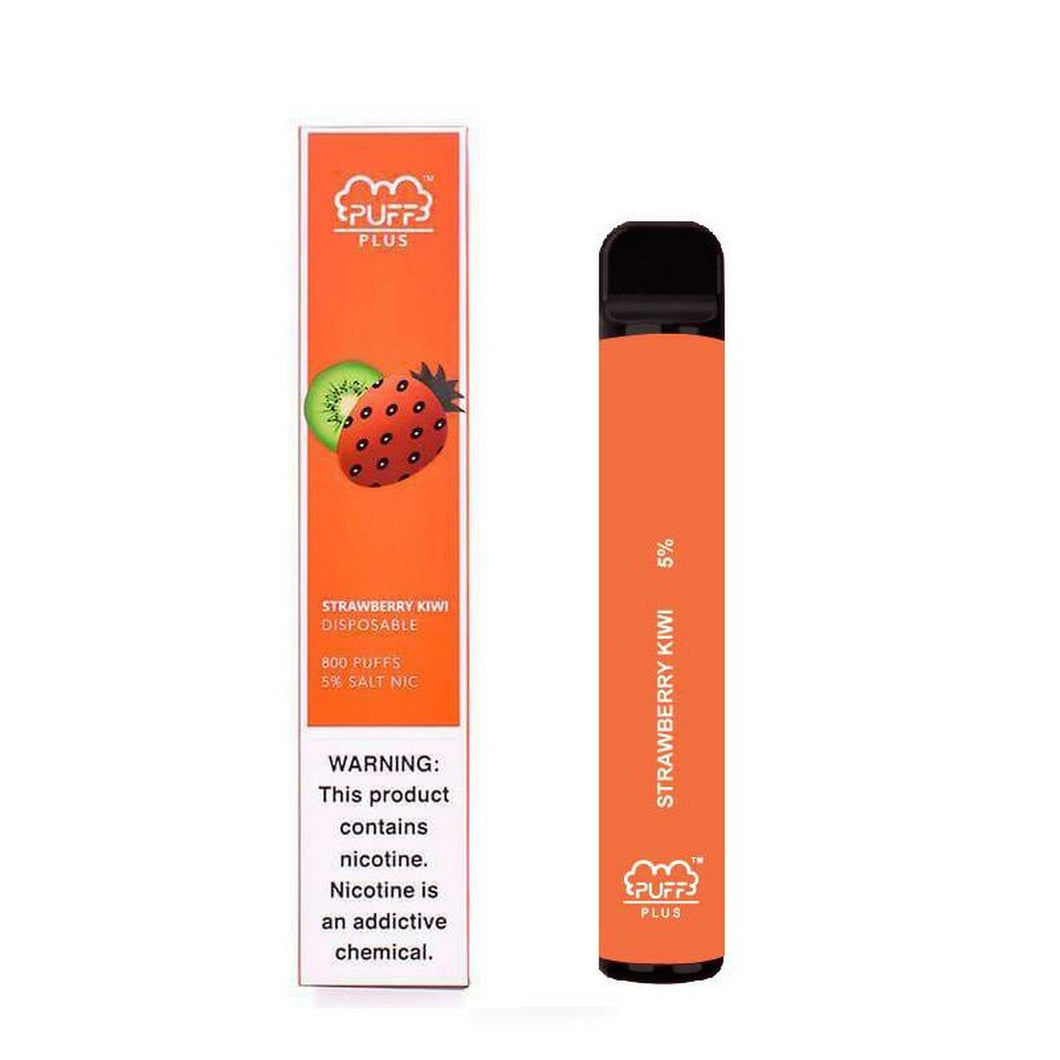 puff plus strawberry kiwi disposable device