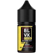 Load image into Gallery viewer, BLVK &amp; Yellow Nic Salt - Mango Strawberry Ice Bottle
