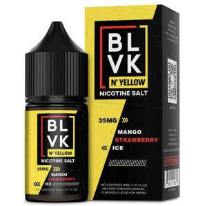 BLVK & Yellow Nic Salt - Mango Strawberry Ice