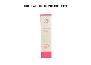 DYB peach ice disposable vape