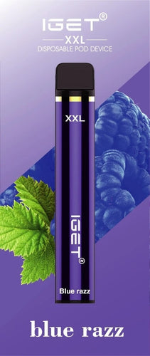 IGET xxl blue razz vape