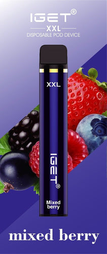 iget xxl mixed berry vape