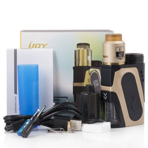 iJOY CAPO Squonker 100W Starter Kit packaging contents