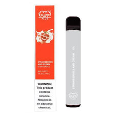 Load image into Gallery viewer, Puff Plus Strawberries and Cream disposable vape
