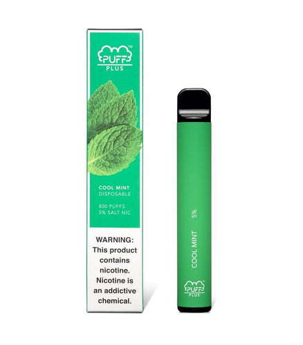 puff plus cool mint disposable vape