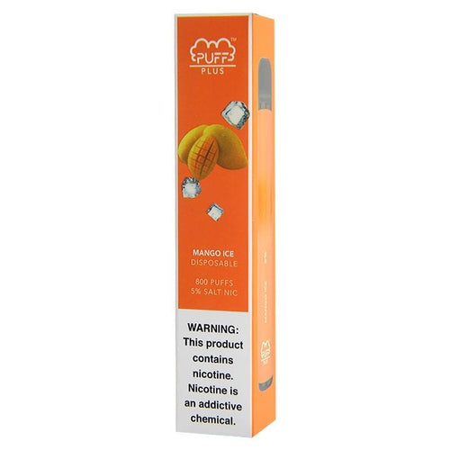 puff plus mango ice disposable vape