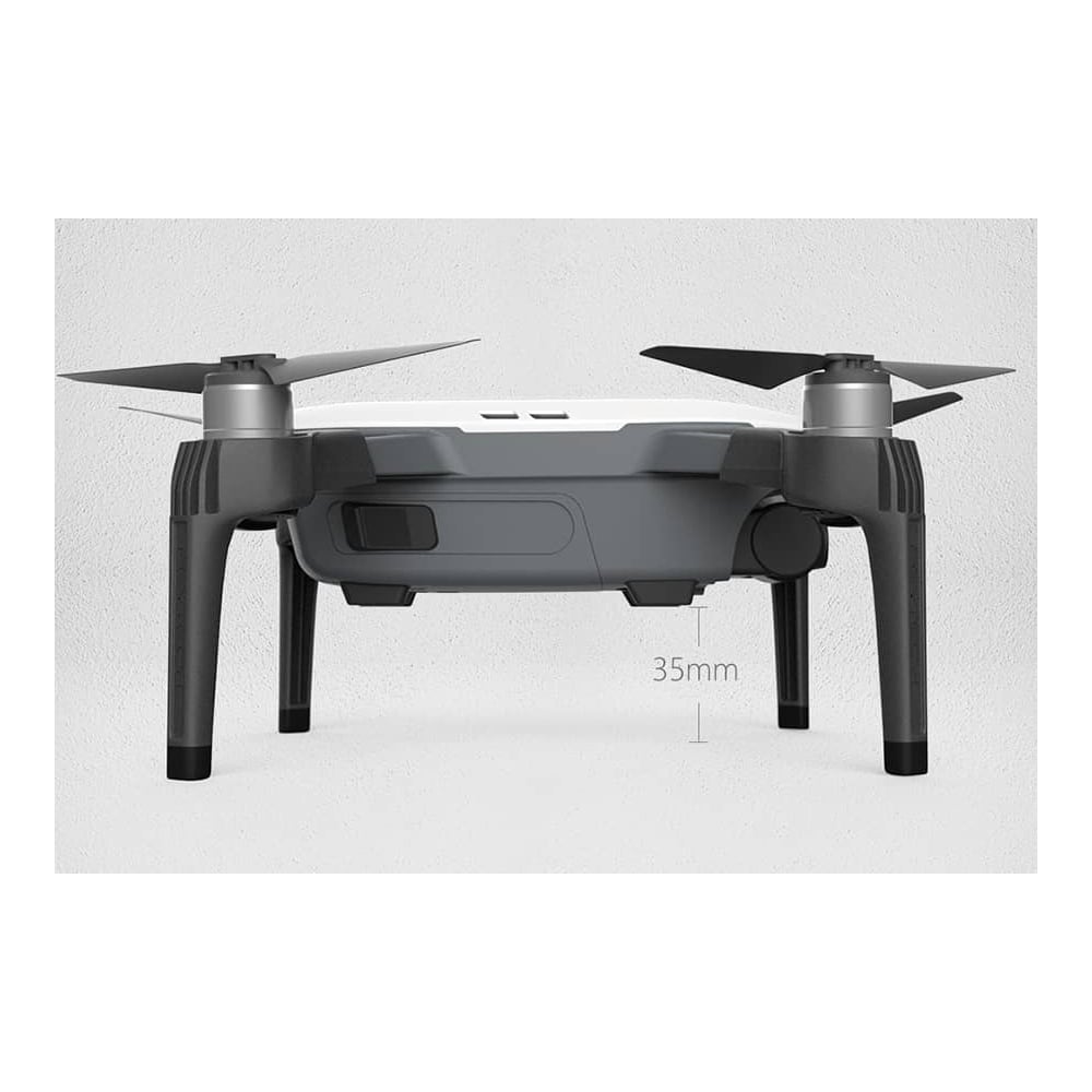 Xmipbs Quick-Release Heightened Extended Landing Gear with Height Extender Kit Riser for DJI Spark Black 