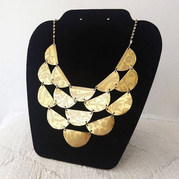 gold bib necklaces