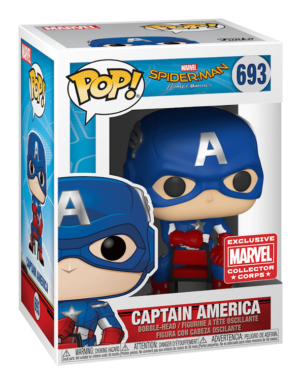 captain america homecoming funko pop