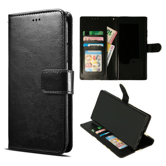 mond Brutaal Meedogenloos Samsung Galaxy S5 mini hoesje zwart bookcase Mapje - Wallet Case – David  Telecom