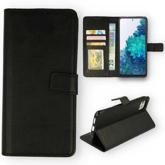 vrije tijd Konijn Landschap Samsung Galaxy S4 Mini Bookcase Mapje - Zwart hoesje - Wallet Case – David  Telecom