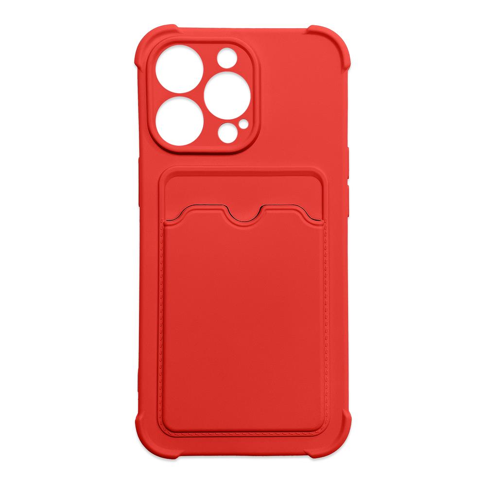 iPhone 8 Plus / iPhone Plus backcover rood met ruimte voor pa – David Telecom