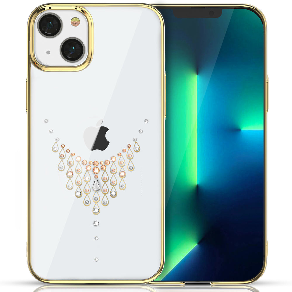 Regulatie Volwassen vergroting iPhone 13 Pro hoesje Kingxbar Sky Series luxury case with Swarovski cr –  David Telecom
