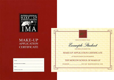 The Central School of Makeup - IMA Make-up Application Certificate