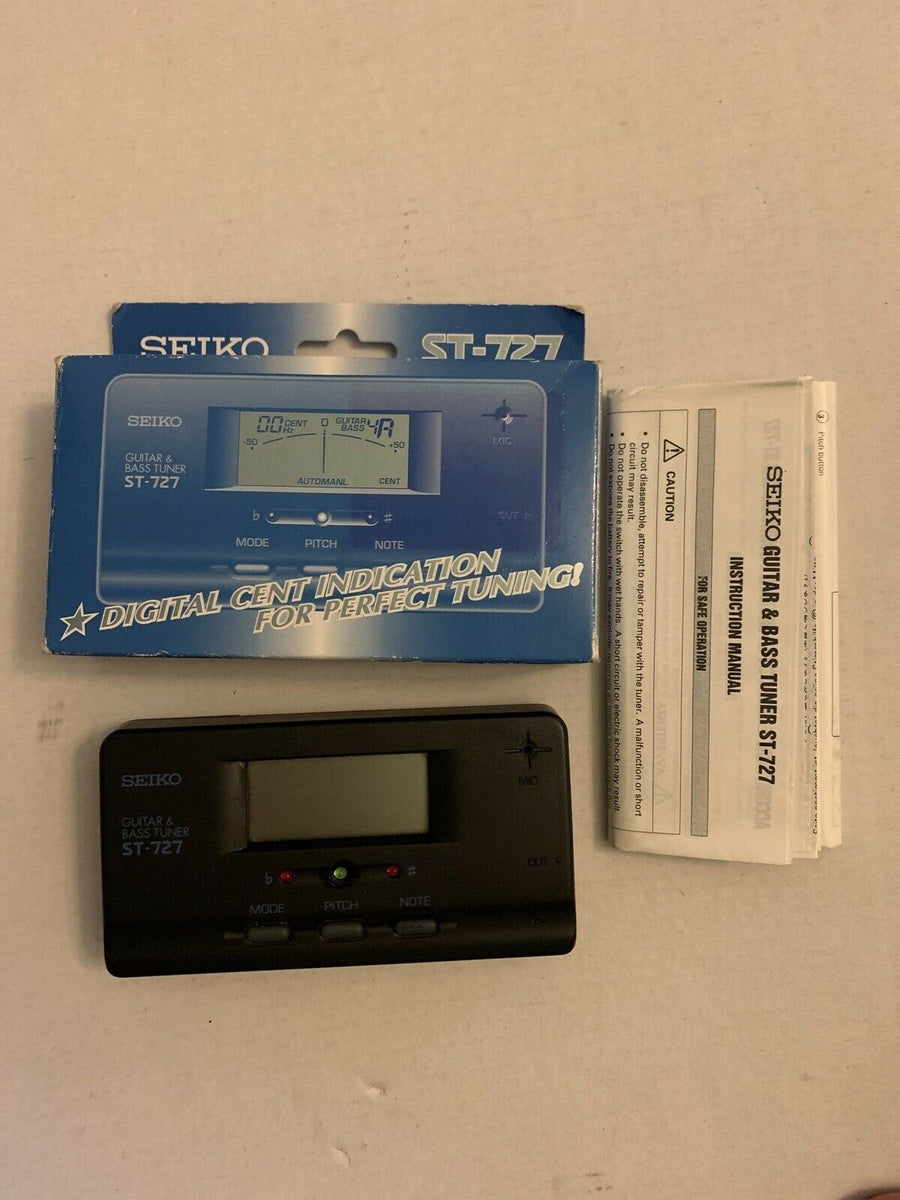 seiko guitar tuner