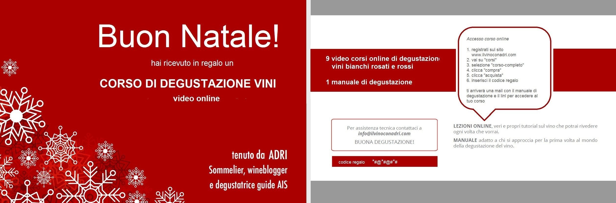 Siti Regali Di Natale.Regali Di Natale Originali Video Corso Di Degustazione Vino Il Vino Con Adri