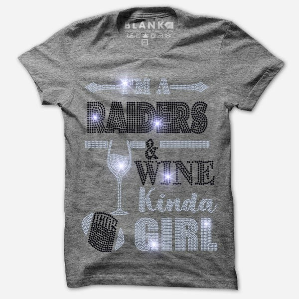 raiders bling shirt