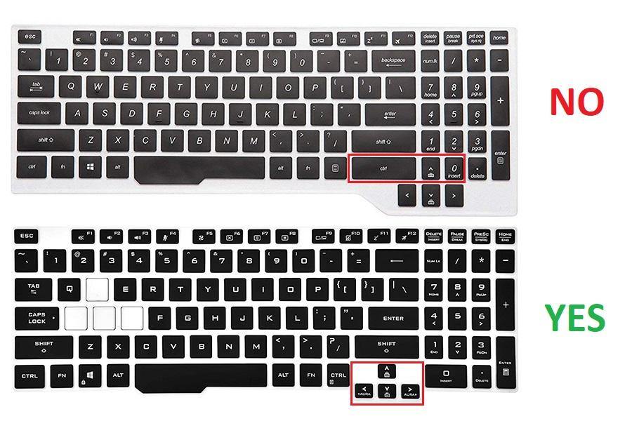 asus tuf f15 keyboard skin