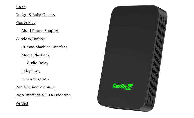CarlinKit 5.0 (2air) Wireless Carplay Adapter Full Review