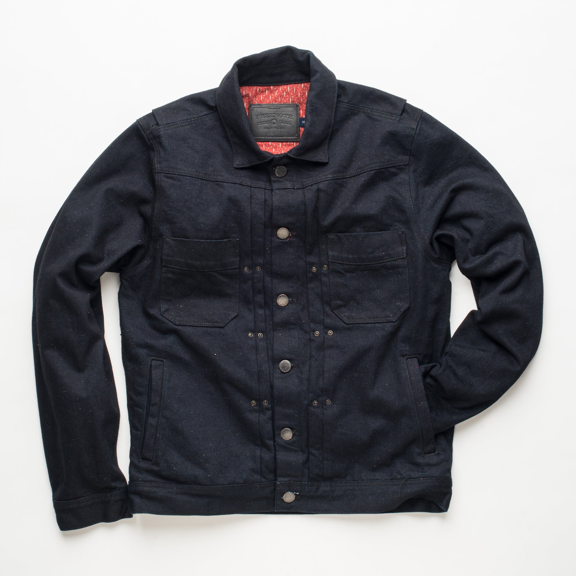Riders Jacket Fleck Rinsed Front