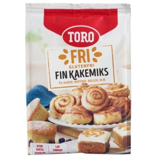 Toro Glutenfree Cake Flour fin kakemix) 346 grams – Norwegian Foodstore