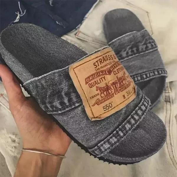 levi jean sandals