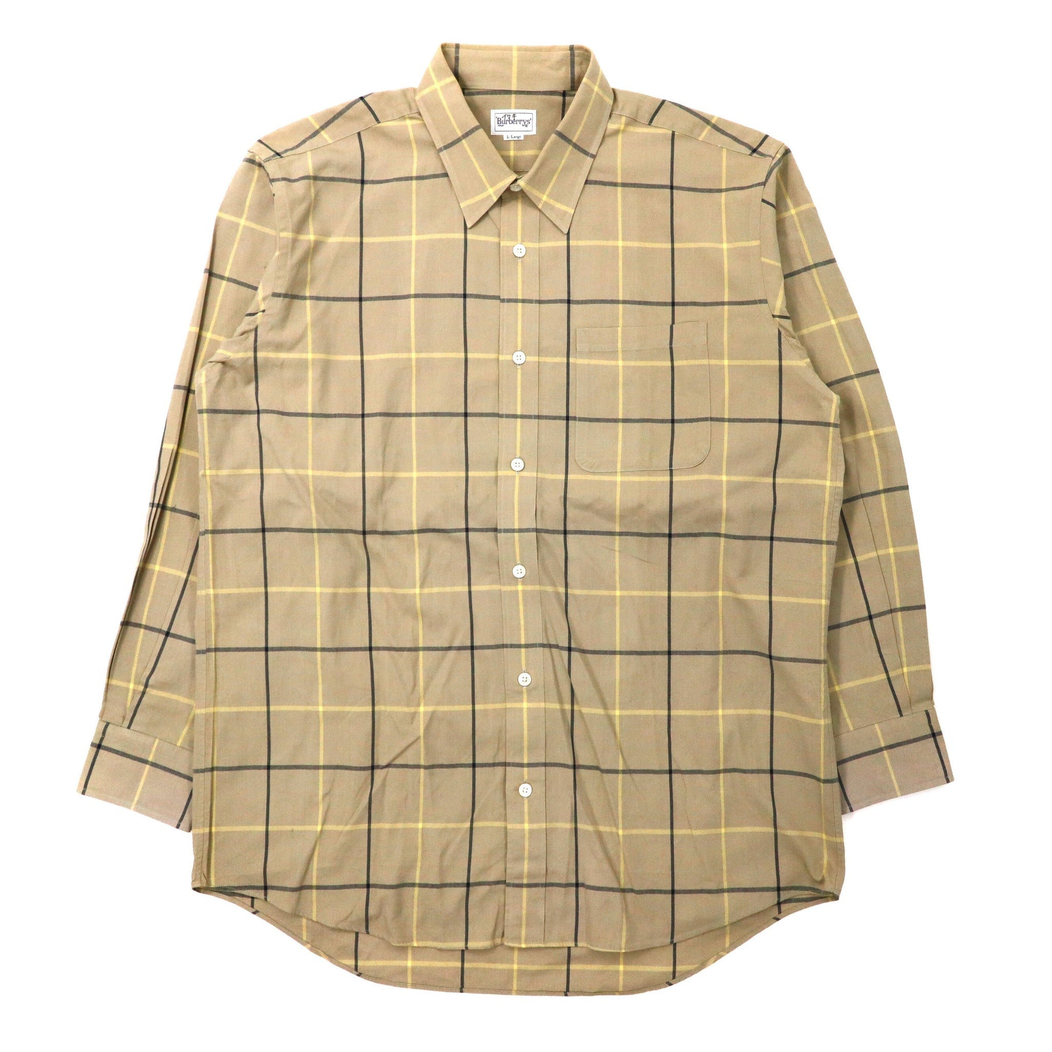 1250 バーバリー BURBERRY ハット ベージュ コットン ノバチェック