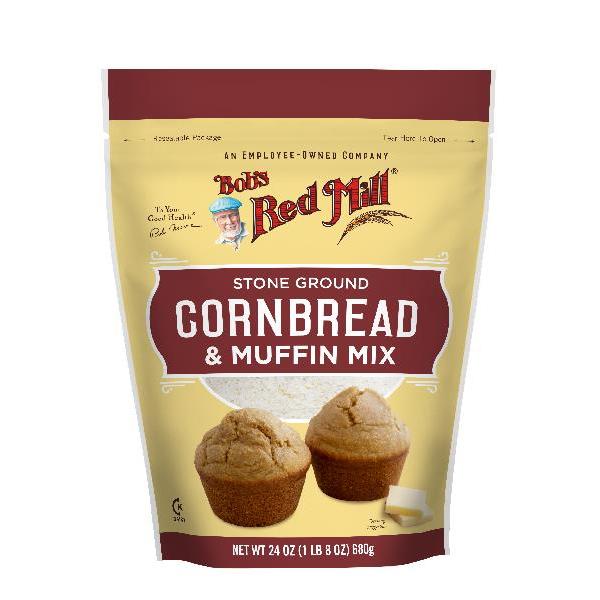 nevø Vi ses klippe Bob's Red Mill Cornbread Muffin Mix One Four Pouches 24 Ounce Size - 4