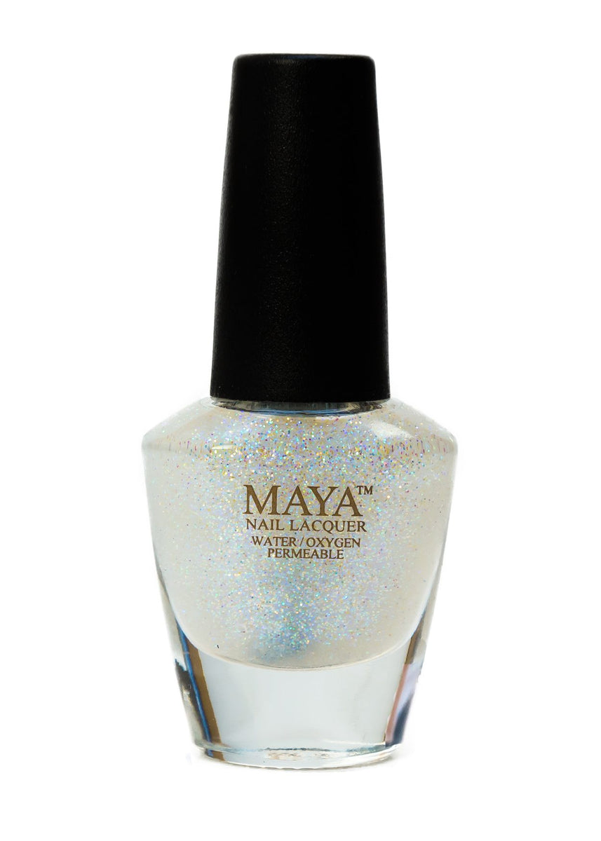 Halal Nail Polish - Top Coat Glitter | Maya Cosmetics