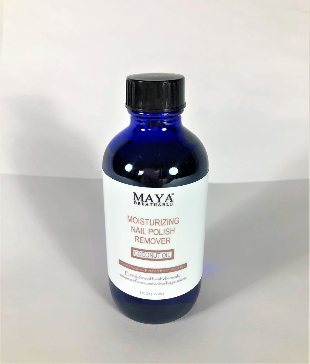 Natural Nail Polish Remover - Coconut Oil (6 FL OZ) – Maya Cosmetics
