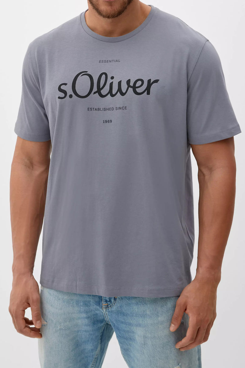 pakket mist Vergelijkbaar Men Brand: S.Oliver 100% Original Bangladesh Fabric Tees - Gray– Expostorepk