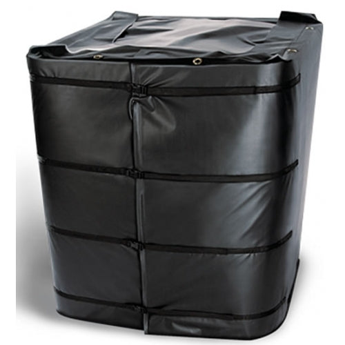 Black Powerblanket TH450 Industrial Grade/Weather Resistant D-15 Vinyl Shell 450 gal Insulated IBC Steel Tote Heater