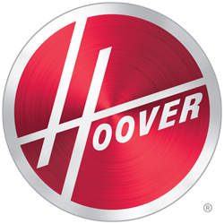 Red and silver Hoover logo