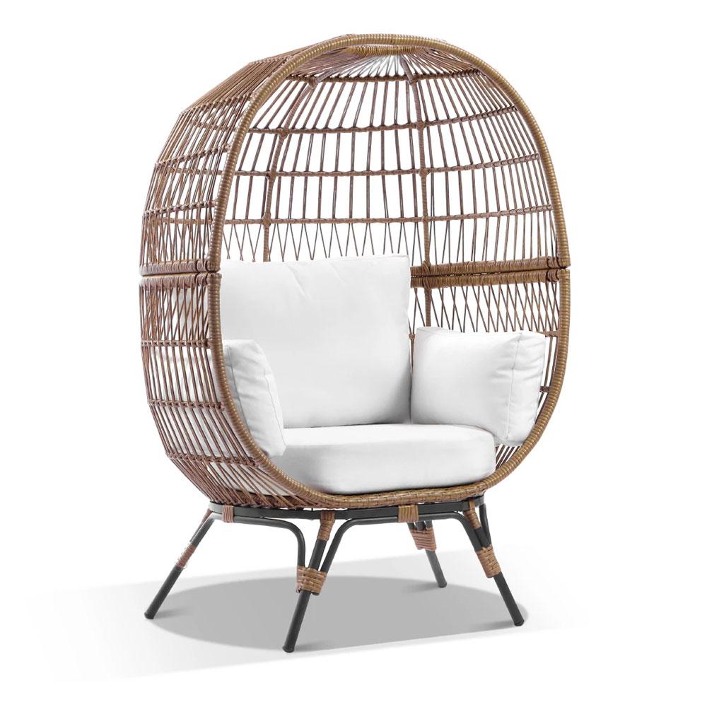 rattan patio armchairs