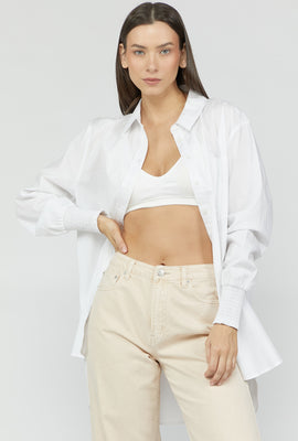 Link to Oversized Poplin Shirt White