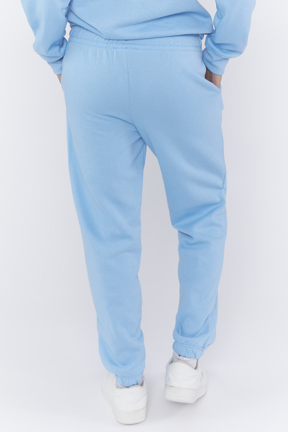 Basic Fleece Joggers Light Blue